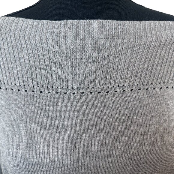 Michael Stars NWOT Gray Sweater Large and Small Off Shoulder - Picture 3 of 12